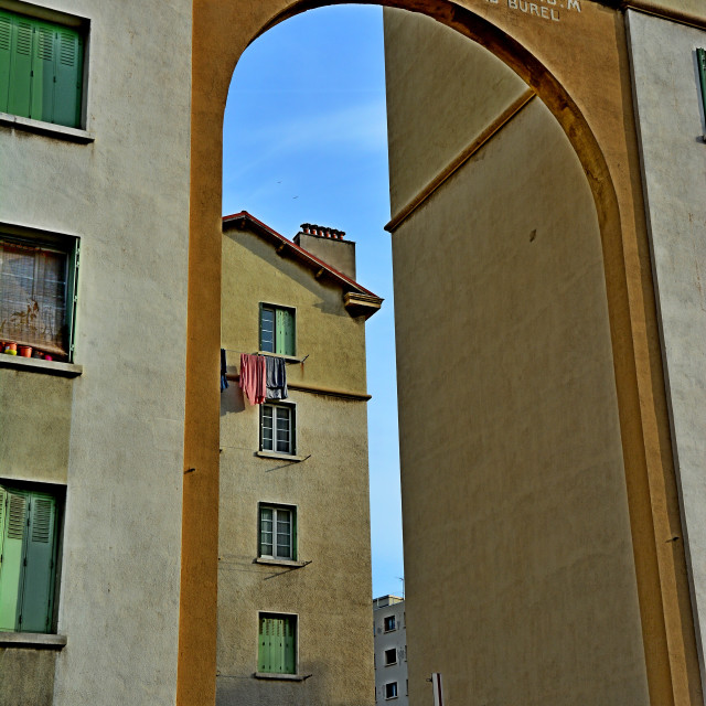 "Workers housing" by Amit Mendelsohn - $50.52 "Workers housing" stock image