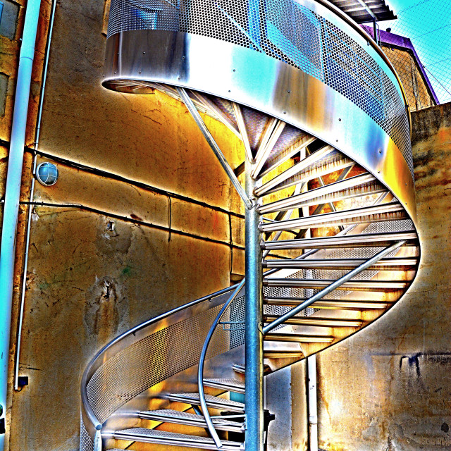 "A brilliant spiral staircase" by Amit Mendelsohn - $50.52 "A brilliant spiral staircase" stock image