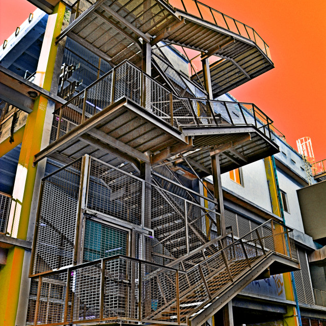 "Steps construction" by Amit Mendelsohn - $50.52 "Steps construction" stock image