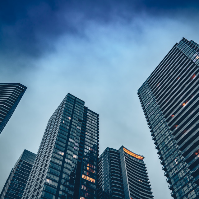 "Condos Downtown Toronto" stock image