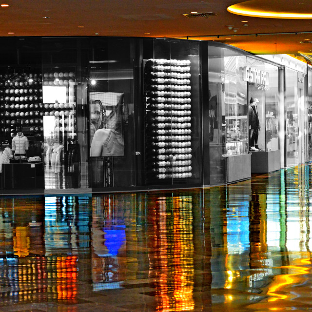 "Colour separation of the shopping center" by Amit Mendelsohn - $50.52 "Colour separation of the shopping center" stock image