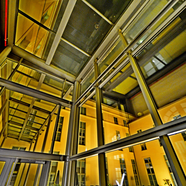 "Intercontinental, marseille, back yard" by Amit Mendelsohn - £50.00 "Intercontinental, marseille, back yard" stock image