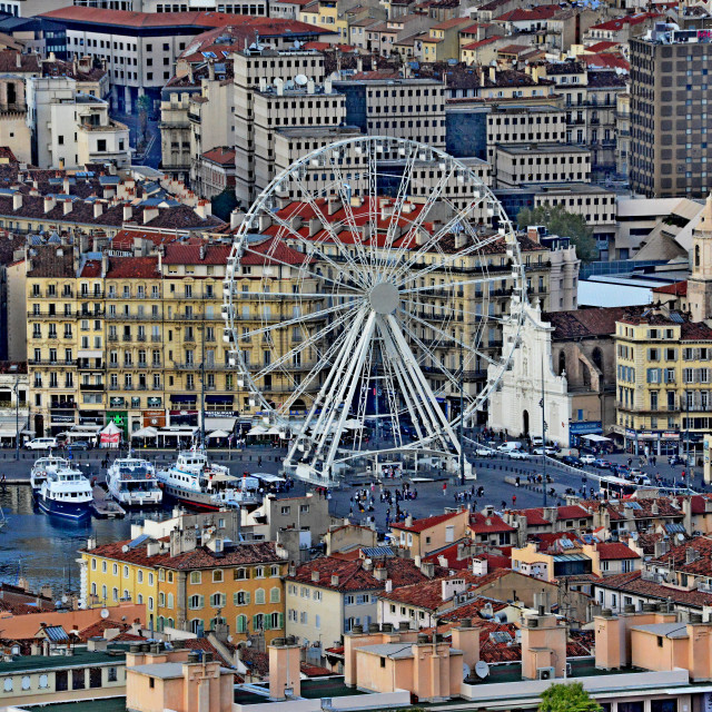 "The great wheel from above" by Amit Mendelsohn - £50.00 "The great wheel from above" stock image