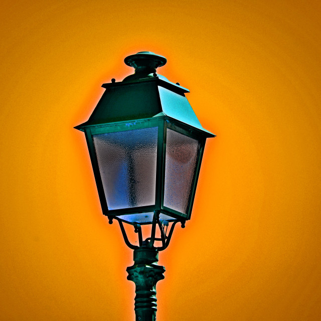 "A lamp post" by Amit Mendelsohn - £50.00 "A lamp post" stock image