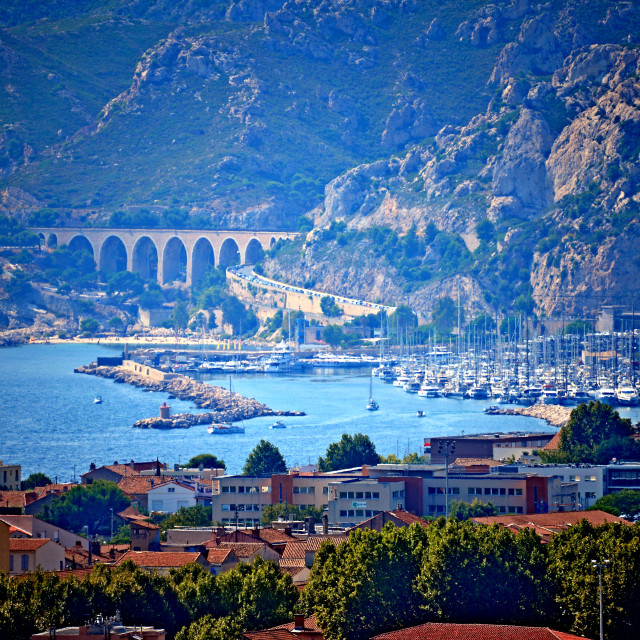 "A view to L'estaque" by Amit Mendelsohn - £50.00 "A view to L'estaque" stock image