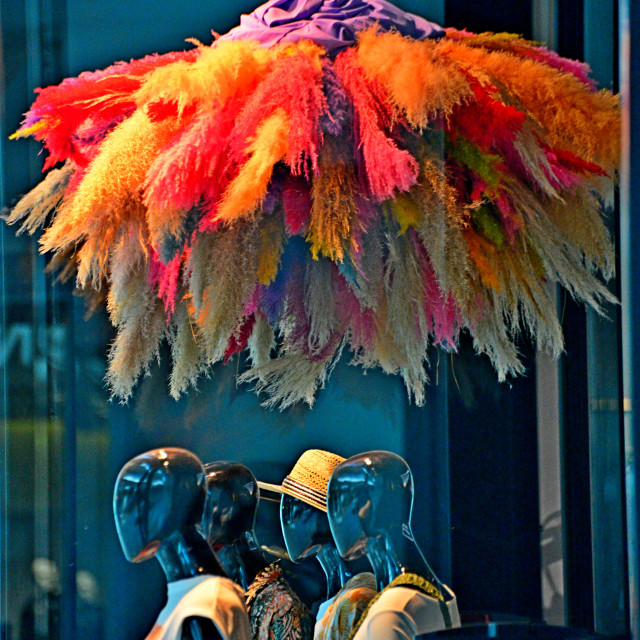 "Mannequins under cover" by Amit Mendelsohn - £50.00 "Mannequins under cover" stock image