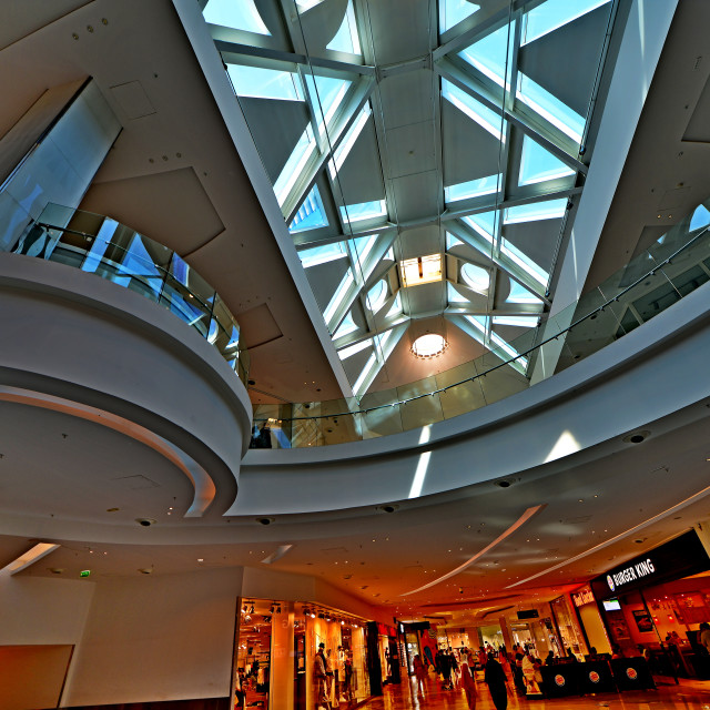 "shopping center hall" by Amit Mendelsohn - £50.00 "shopping center hall" stock image