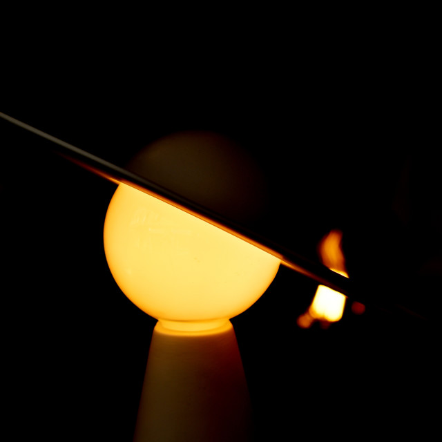 "A table lamp" by Amit Mendelsohn - £50.00 "A table lamp" stock image