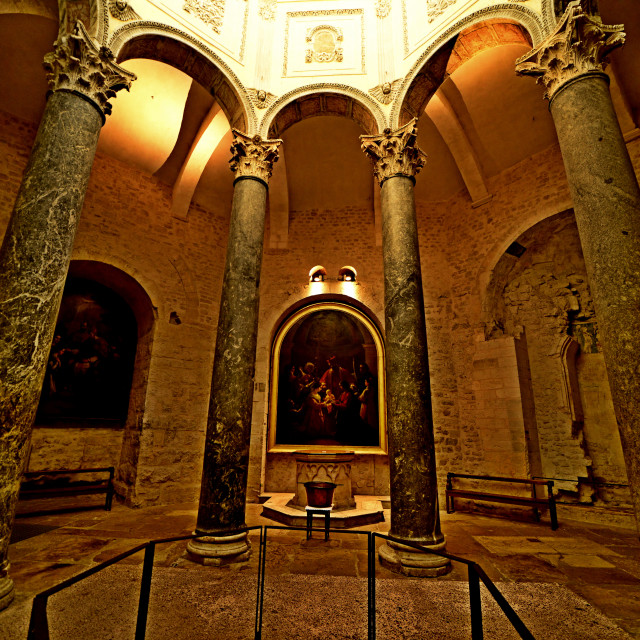 "The Aix cathedral's Baptistry" by Amit Mendelsohn - £50.00 "The Aix cathedral's Baptistry" stock image