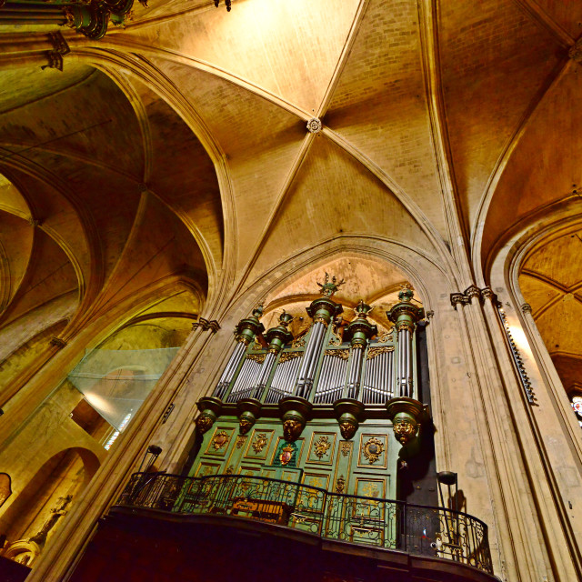 "Aix cathedral" by Amit Mendelsohn - £50.00 "Aix cathedral" stock image