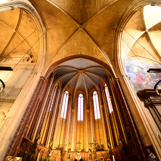 "Aix cathedral 2" by Amit Mendelsohn - £50.00 "Aix cathedral 2" stock image