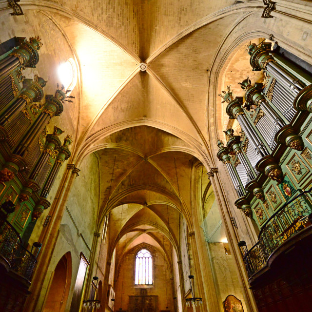 "Aix cathedral 3" by Amit Mendelsohn - £50.00 "Aix cathedral 3" stock image