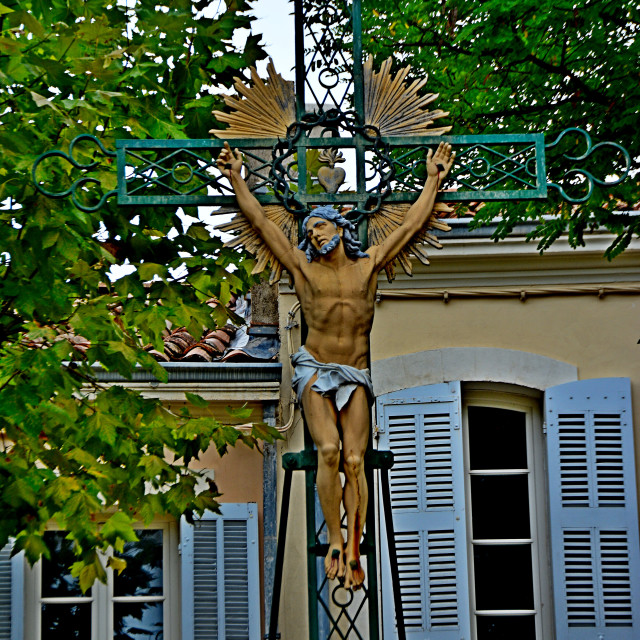"Jesus on a cross" by Amit Mendelsohn - £50.00 "Jesus on a cross" stock image