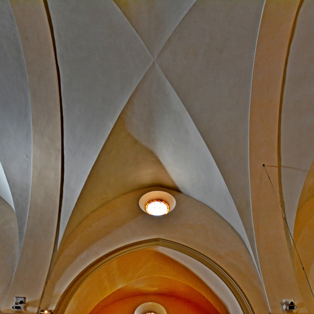 "A ceiling of a church" by Amit Mendelsohn - £50.00 "A ceiling of a church" stock image