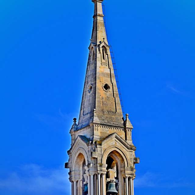 "A church tower" by Amit Mendelsohn - £50.00 "A church tower" stock image