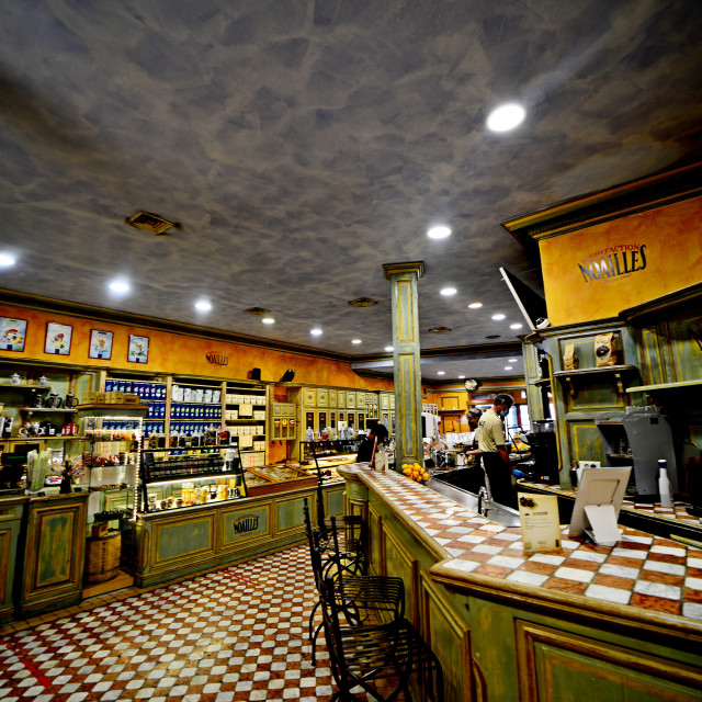 "A coffee shop" by Amit Mendelsohn - £50.00 "A coffee shop" stock image