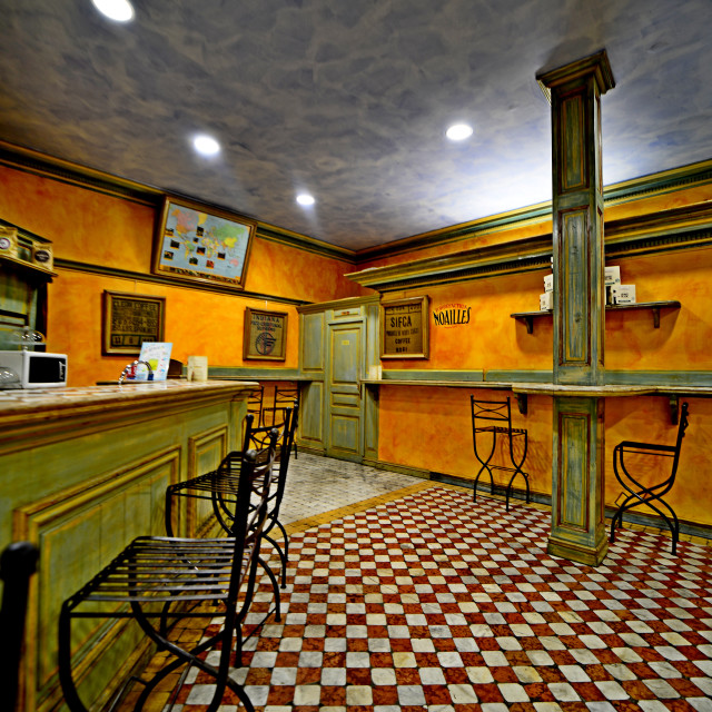 "A coffee shop" by Amit Mendelsohn - £50.00 "A coffee shop" stock image