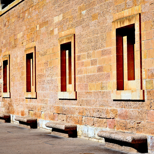 "A line of windows" by Amit Mendelsohn - £50.00 "A line of windows" stock image
