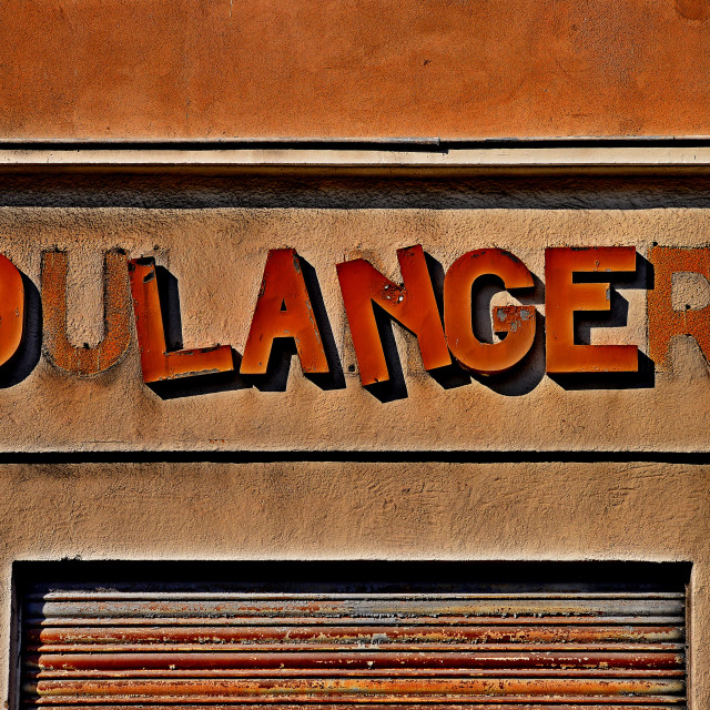 "An old sign" by Amit Mendelsohn - £50.00 "An old sign" stock image