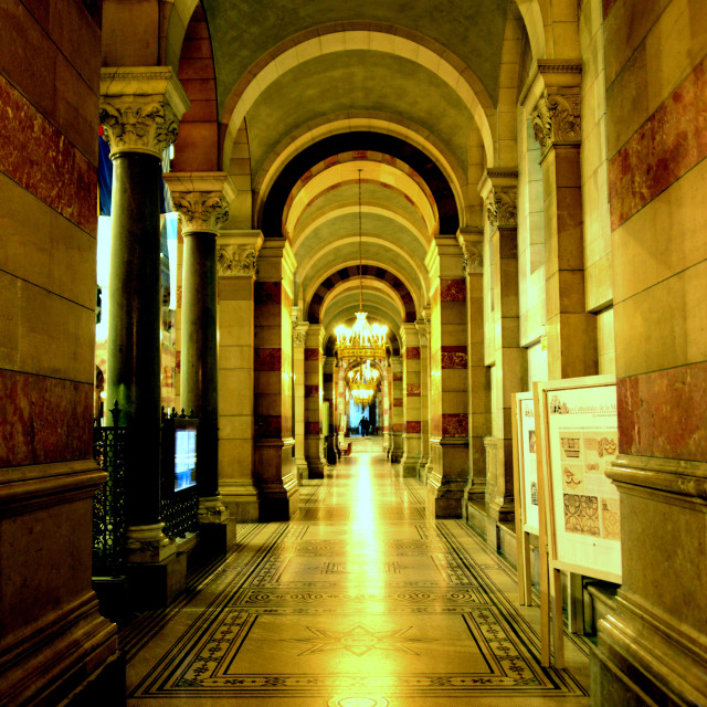 "A corridor in La major" by Amit Mendelsohn - £50.00 "A corridor in La major" stock image