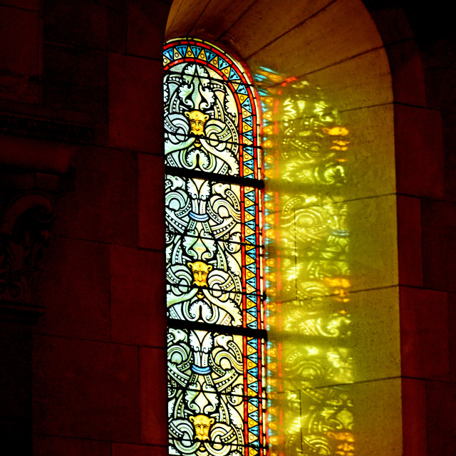 "The vitrage and the light" by Amit Mendelsohn - £50.00 "The vitrage and the light" stock image