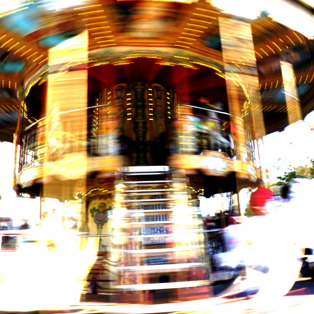 "A merry go round" by Amit Mendelsohn - £50.00 "A merry go round" stock image