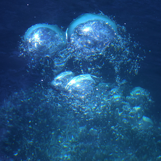 "Air bubble in the water" by Amit Mendelsohn - £50.00 "Air bubble in the water" stock image