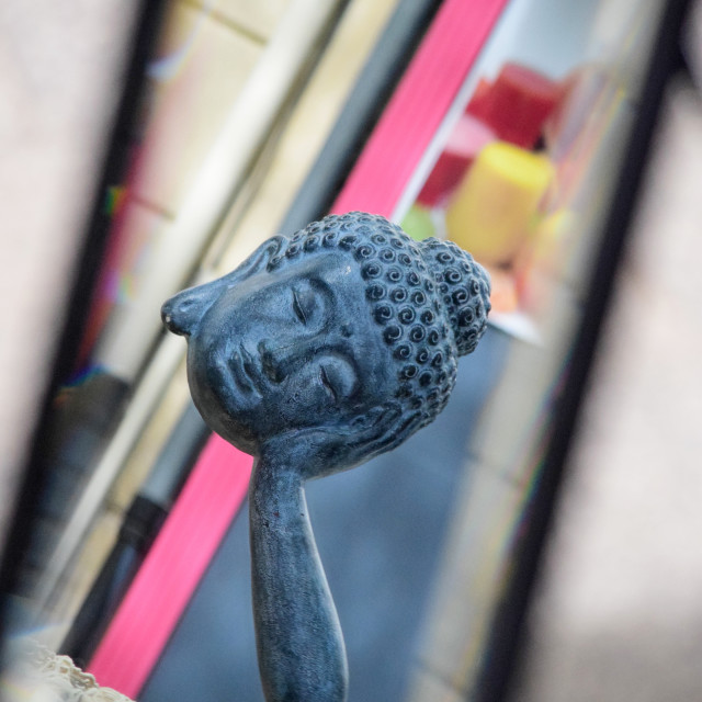 "Buddha floating" by Amit Mendelsohn - £50.00 "Buddha floating" stock image