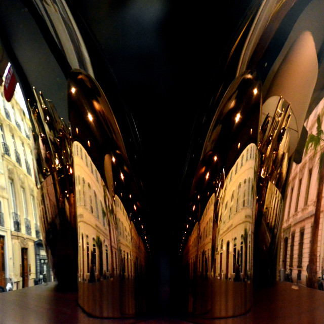 "Reflection of the street" by Amit Mendelsohn - £50.00 "Reflection of the street" stock image