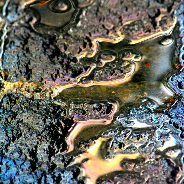 "Water on the earth" by Amit Mendelsohn - £50.00 "Water on the earth" stock image