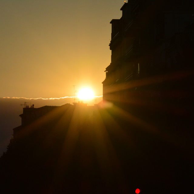 "Sunset" by Amit Mendelsohn - £50.00 "Sunset" stock image