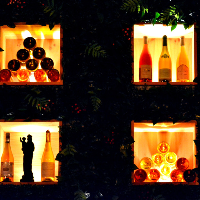 "light up wine compartment" by Amit Mendelsohn - £50.00 "light up wine compartment" stock image