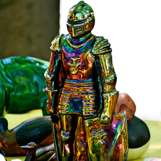 "Statue of a knight" by Amit Mendelsohn - £50.00 "Statue of a knight" stock image