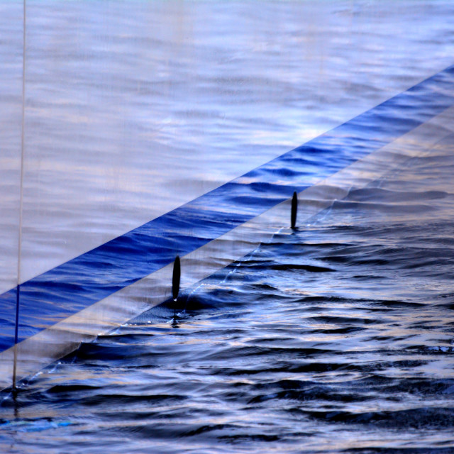 "A boat disappearing" by Amit Mendelsohn - £50.00 "A boat disappearing" stock image