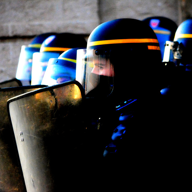 "Policemen" by Amit Mendelsohn - £50.00 "Policemen" stock image