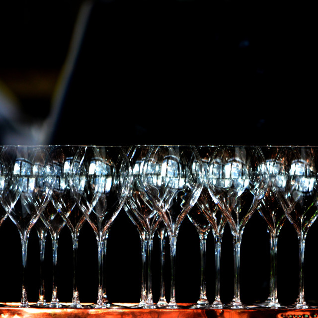 "Wine glasses" by Amit Mendelsohn - £50.00 "Wine glasses" stock image