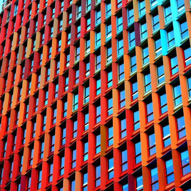 "A part of the façade of the la Marseillais" by Amit Mendelsohn - £50.00 "A part of the façade of the la Marseillais" stock image