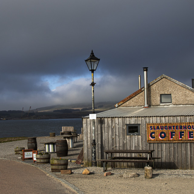 "The Slaughterhouse, Cromarty, Scottish Highlands" stock image