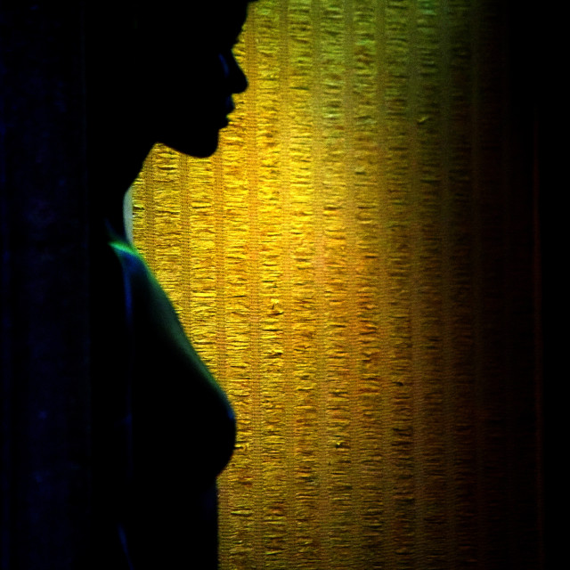 "A silhouette of a mannequin" by Amit Mendelsohn - £50.00 "A silhouette of a mannequin" stock image
