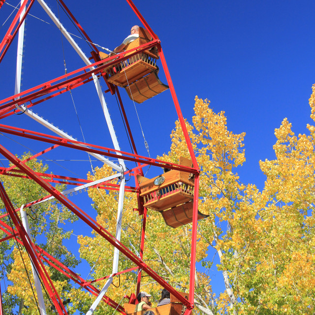 "Retro Ferris Wheel" stock image