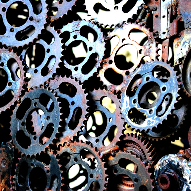 "Like a clock work" by Amit Mendelsohn - £50.00 "Like a clock work" stock image