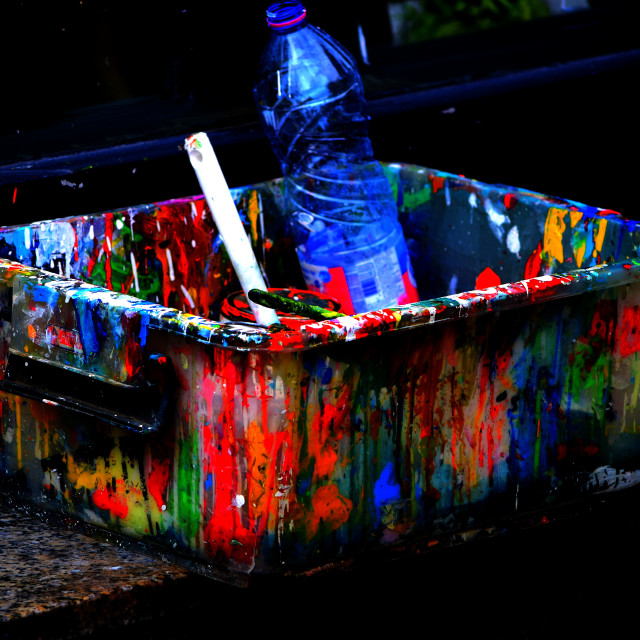 "Paint box" by Amit Mendelsohn - £50.00 "Paint box" stock image
