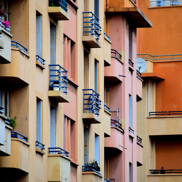 "Colourful building" by Amit Mendelsohn - £50.00 "Colourful building" stock image