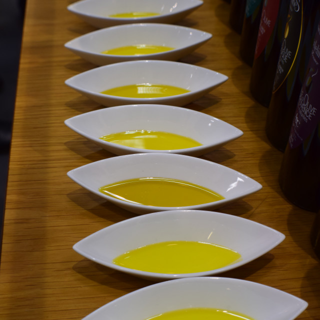 "Olive oil tasting" by Amit Mendelsohn - £50.00 "Olive oil tasting" stock image