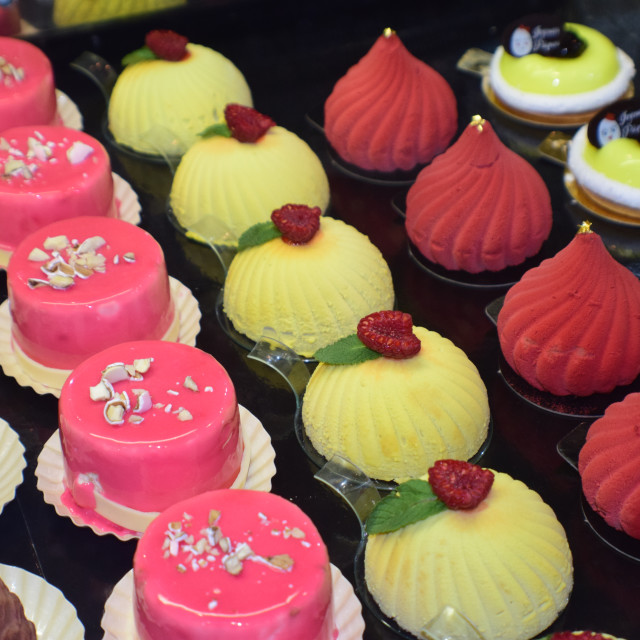 "Cakes for desert" by Amit Mendelsohn - £50.00 "Cakes for desert" stock image