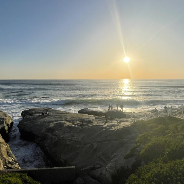 "Sunset in San Diego" by Melissa Minnella - £15.00 "Sunset in San Diego" stock image