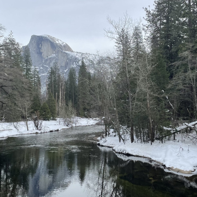 "View of Half Dome" by Melissa Minnella - £15.00 "View of Half Dome" stock image