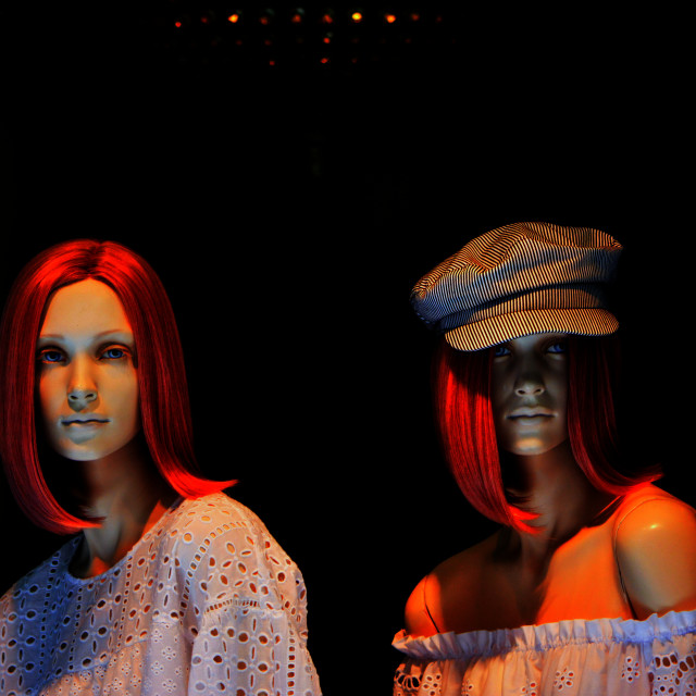 "Mannequins of women" by Amit Mendelsohn - £50.00 "Mannequins of women" stock image