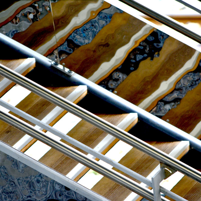 "Steps with reflection" by Amit Mendelsohn - £50.00 "Steps with reflection" stock image