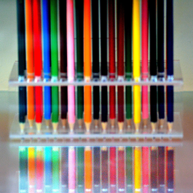 "Coloured pencils" by Amit Mendelsohn - £50.00 "Coloured pencils" stock image